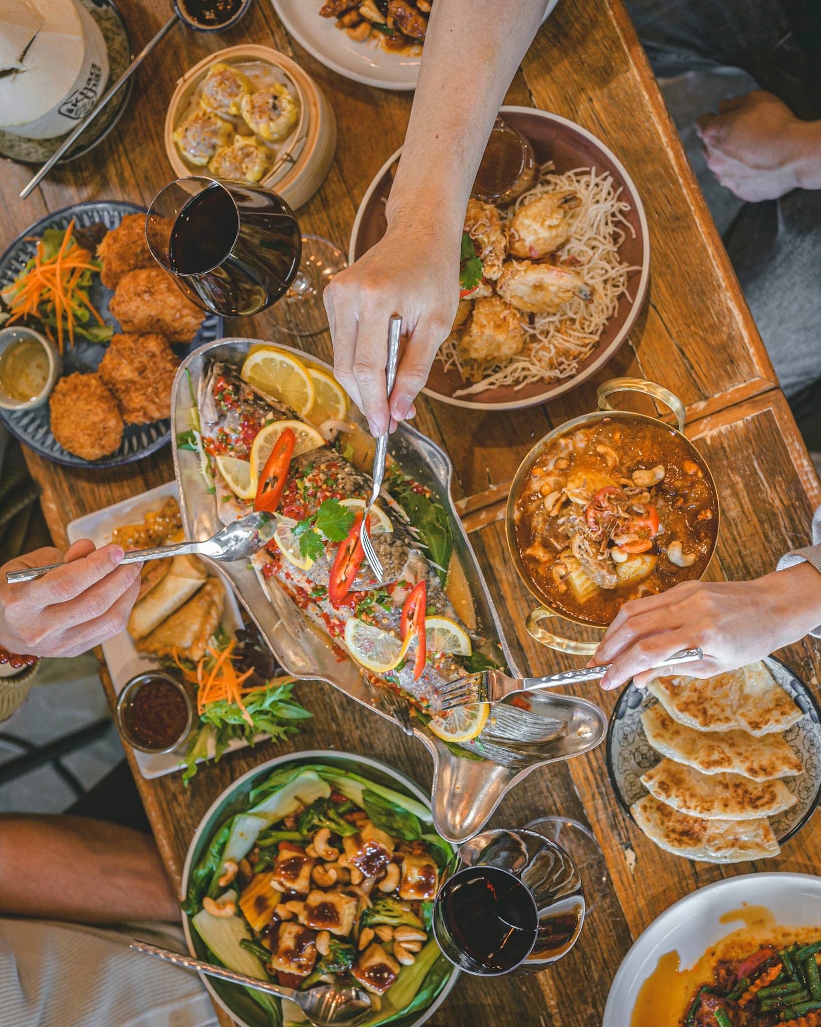 Thai food close-up